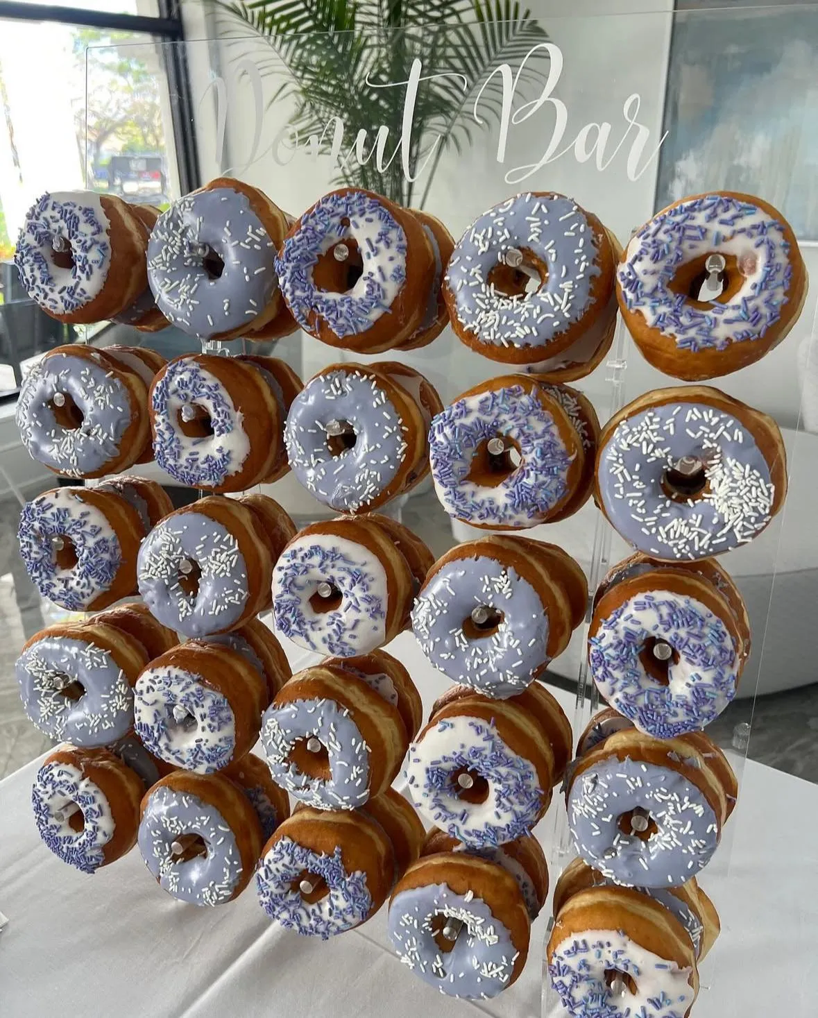 donut wall for bridal or baby showers