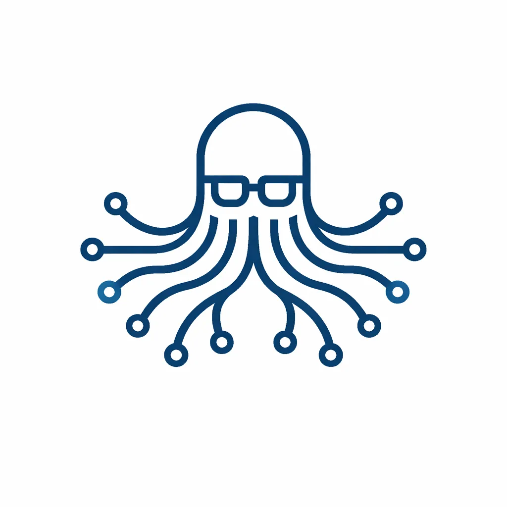 Illustration eines Oktopus als Symbol für Signalverständnis, Entgiftung und systemische Gesundheit