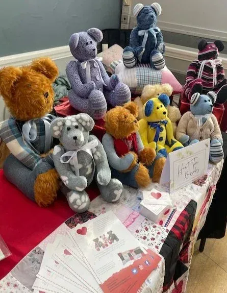 Image of some of the treasured keepsakes created by Anita at Heart Torn Keepsakes