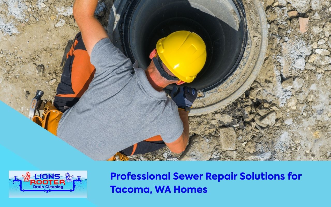 sewer repair in Tacoma, WA with home sewer inspection