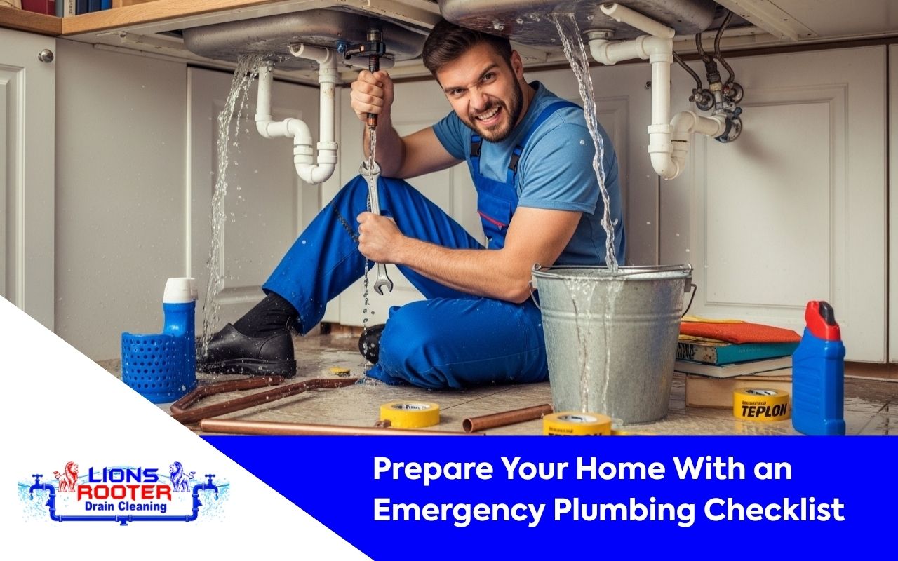 Emergency plumbing checklist for preparing a home before leaks or pipe damage
