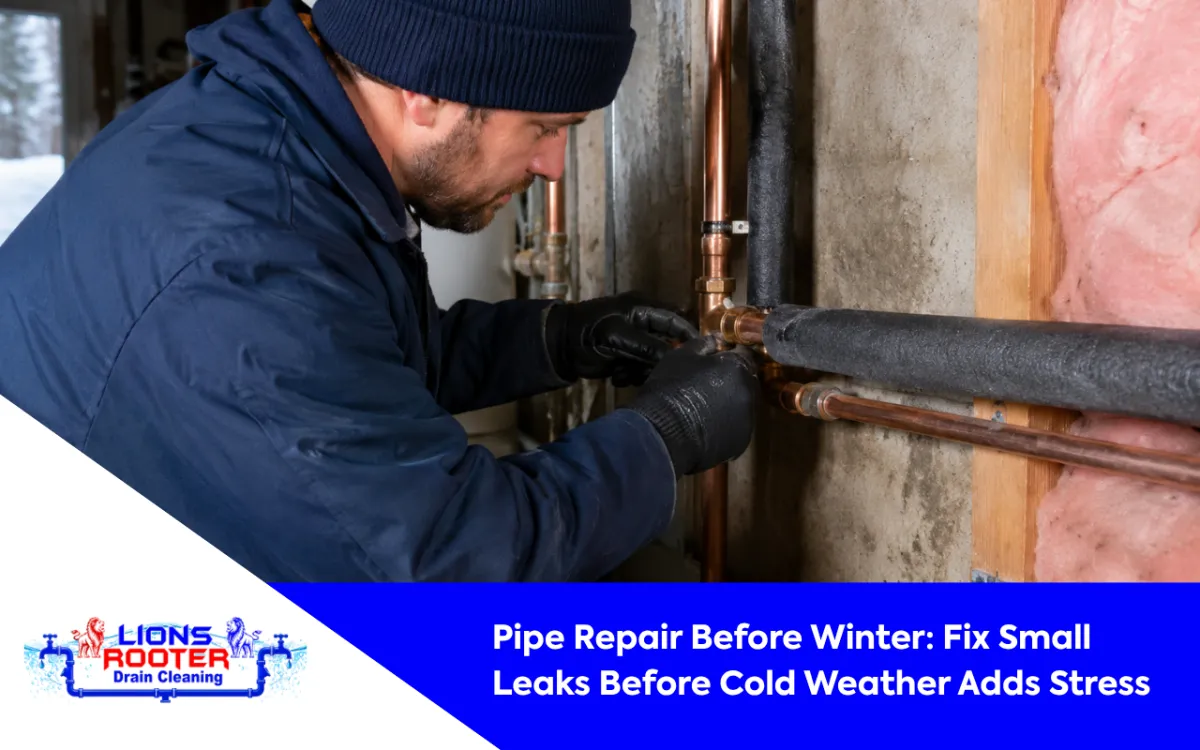 Pipe Repair Before Winter: Fix Small Leaks Before Cold Weather Adds Stress