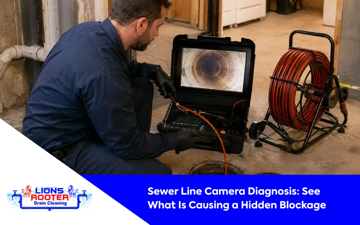 Sewer Line Camera Diagnosis: See What Is Causing a Hidden Blockage
