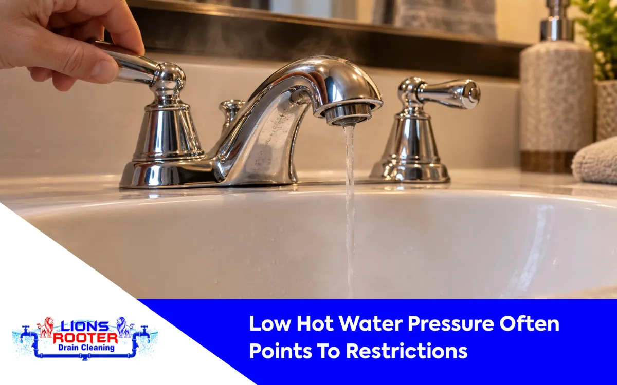 Low Hot Water Pressure Often Points To Restrictions