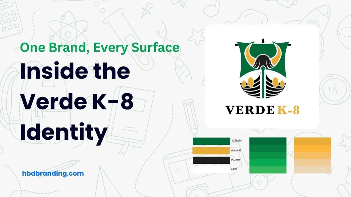 One Brand, Every Surface: Inside the Verde K-8 Identity