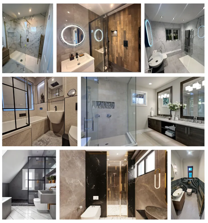 Just Bathrooms - Bathroom Inspiration Collage