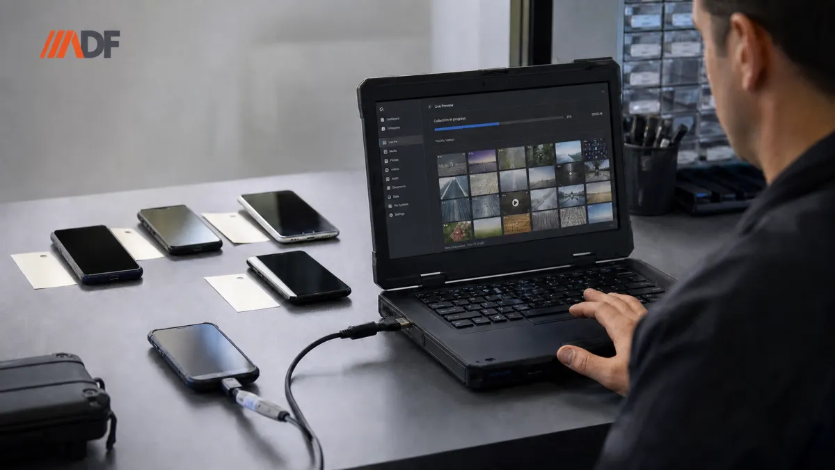 Before You Acquire Everything: On-Scene Device Triage with Preview Mode