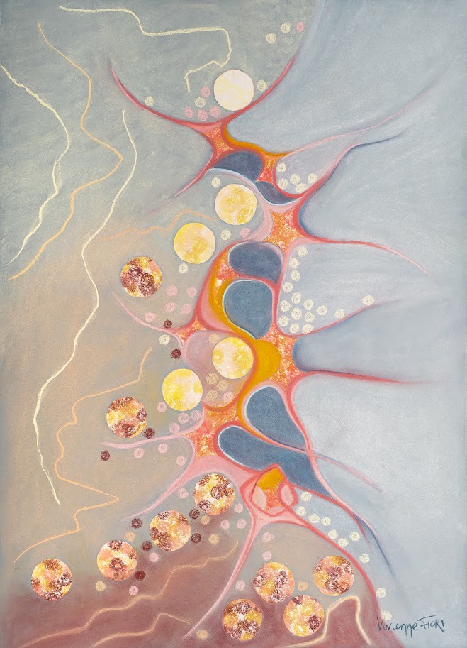 Vestige VII - Large scale contemporary pigment study