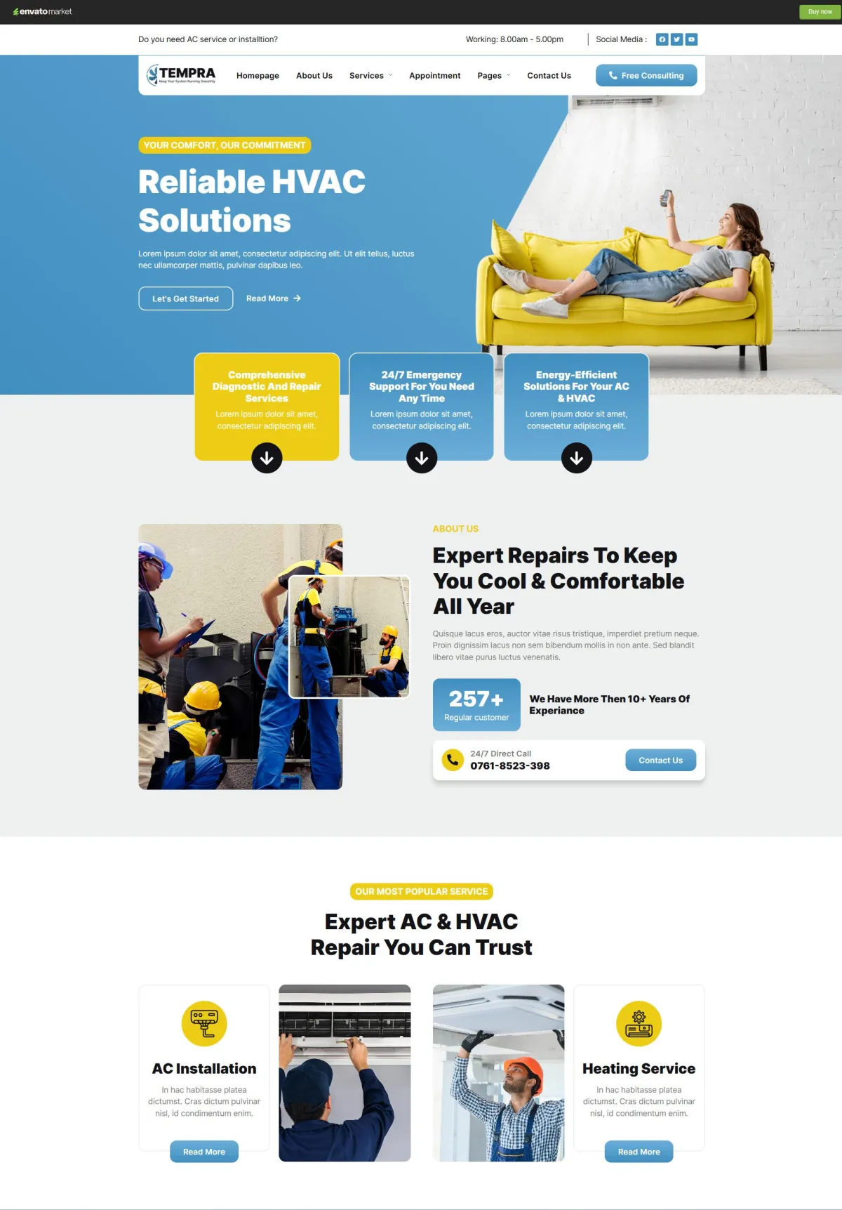  Sample insurance agency website design featuring modern layout, clear calls to action, and trust elements.