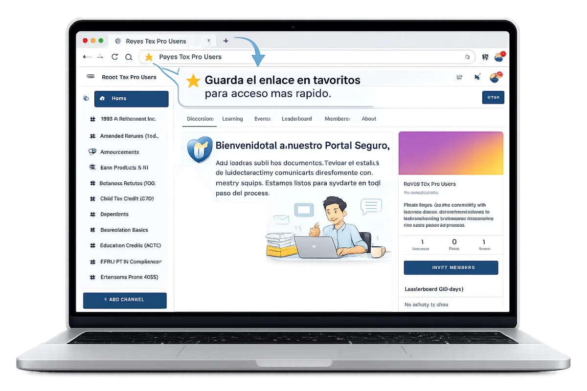 Mobile community dashboard interface