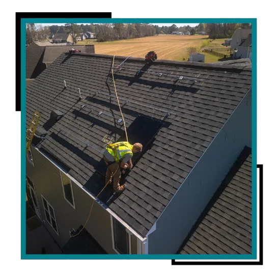 Contractor estimate meeting with a homeowner in Fredericksburg, VA