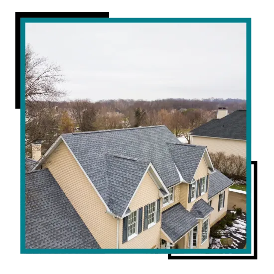 Roofing contractor in Bellevue, WA checking a home roof