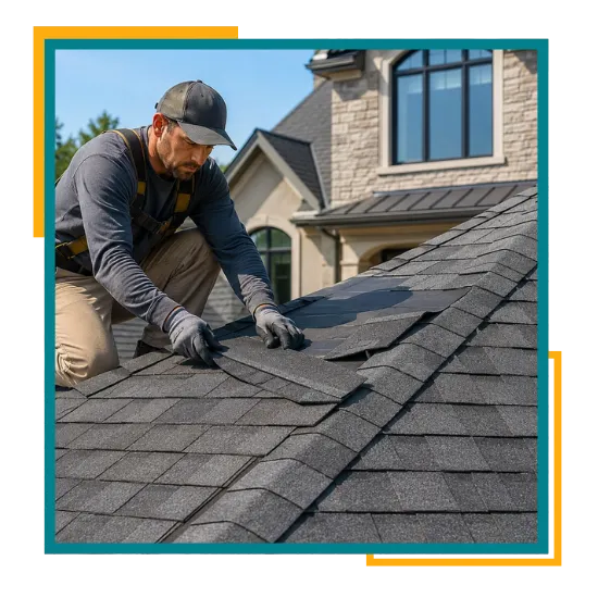Residential roof repair in Bellevue WA by a careful roofing team