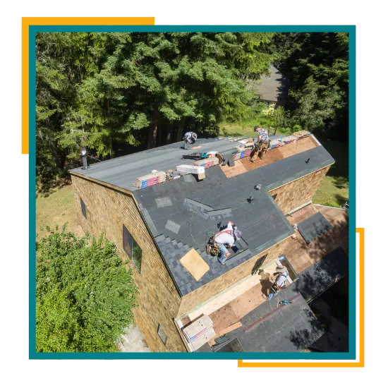 roof repair service for a home in Kent WA 