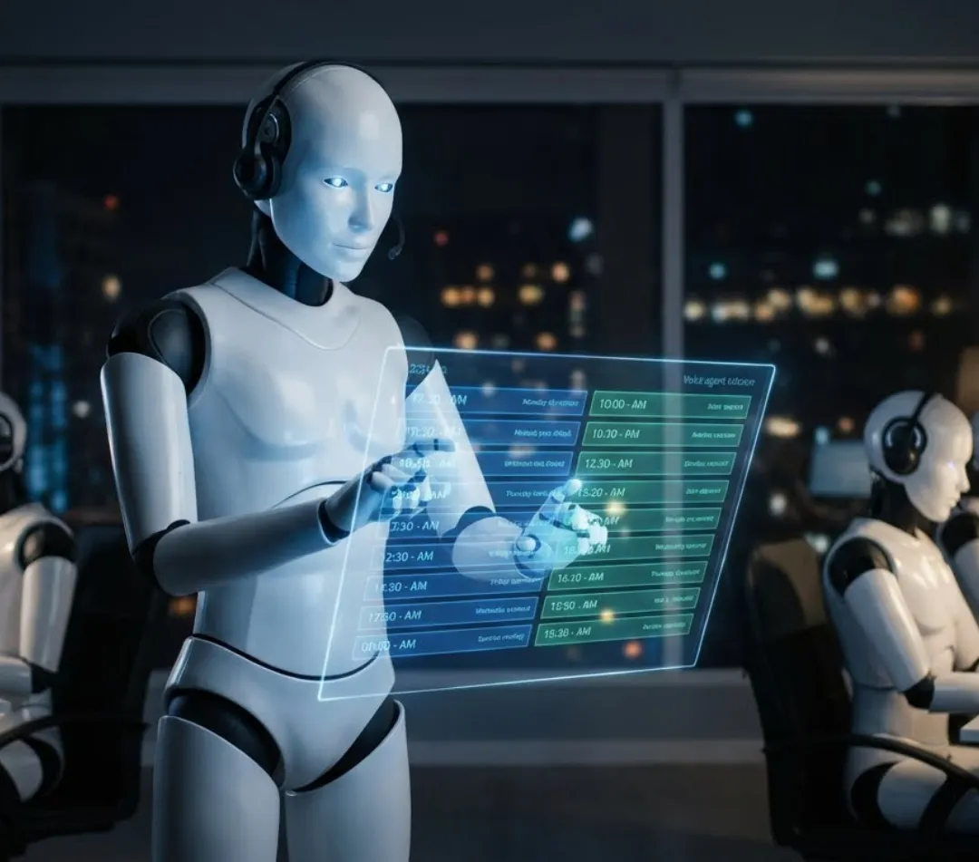 blue and white light fixture