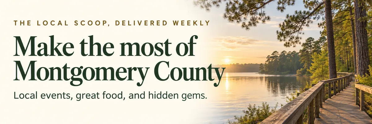 Make the most of Montgomery County: local events, great food, and hidden gems, delivered weekly