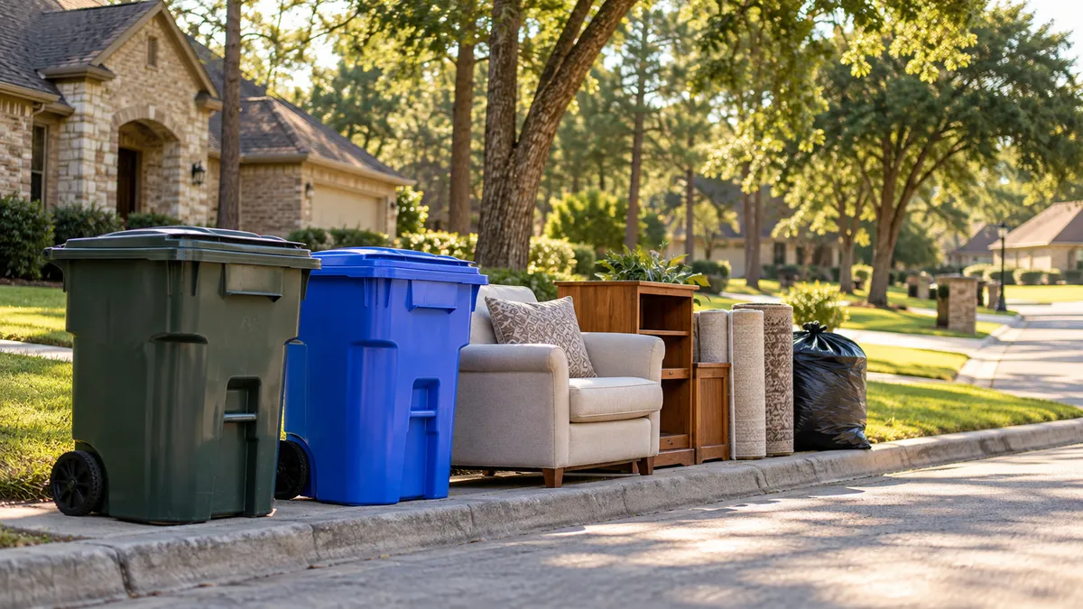 Montgomery County TX Trash Pickup: Bulk & Recycling Guide