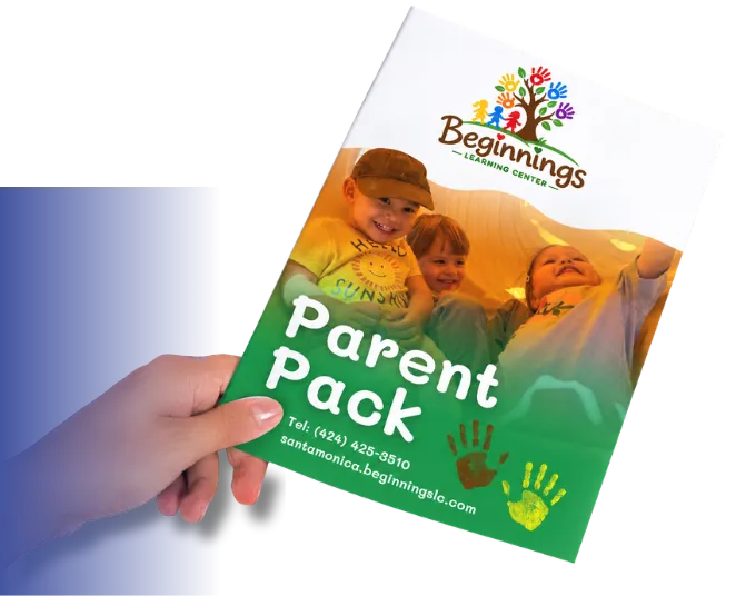 Beginnings Learning Center Santa Monica Parent Pack with information for families choosing a preschool