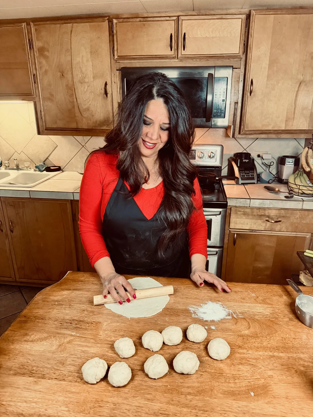 Mama Mayra in her Colorado kitchen