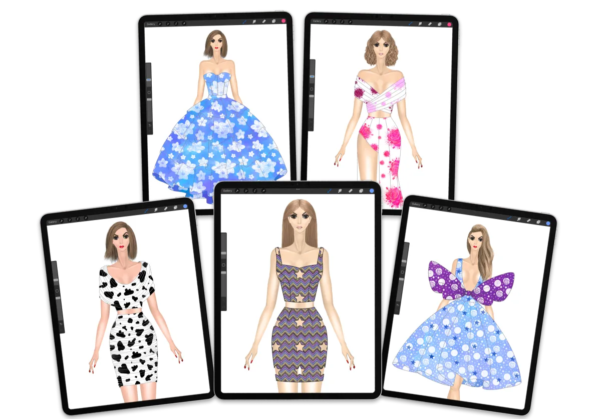 167 instant Procreate brushes for instant patterns