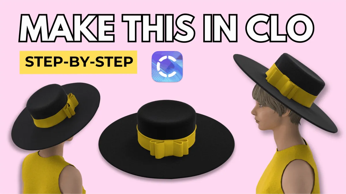 Clo3D Wool Hat Making Tutorials