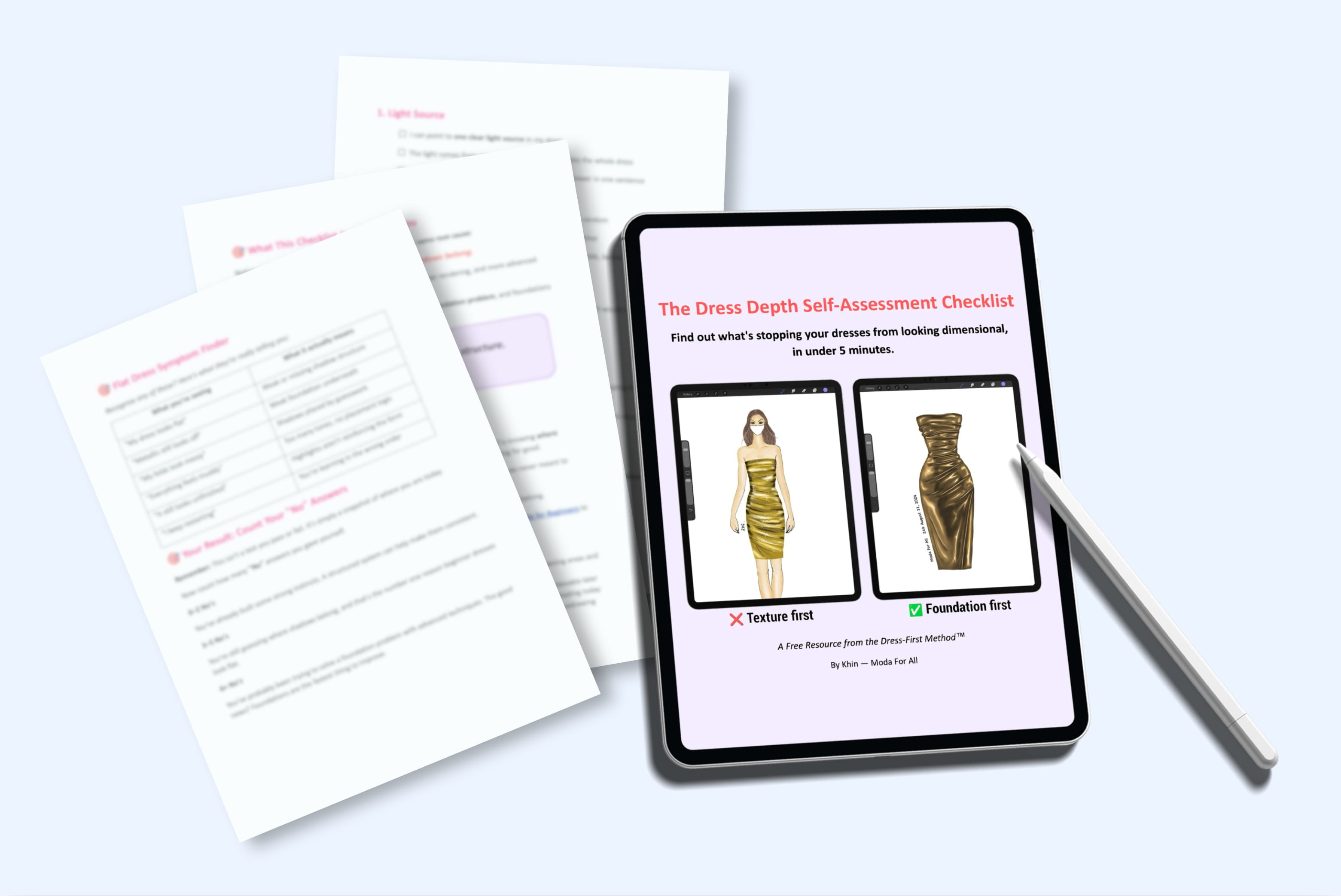 Fashion Illustration Practice Order Assessment - Moda For All