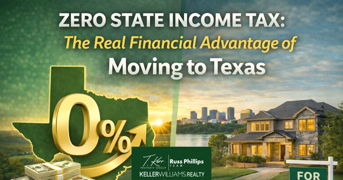 Zero State Income Tax guide for Georgetown TX buyers and sellers