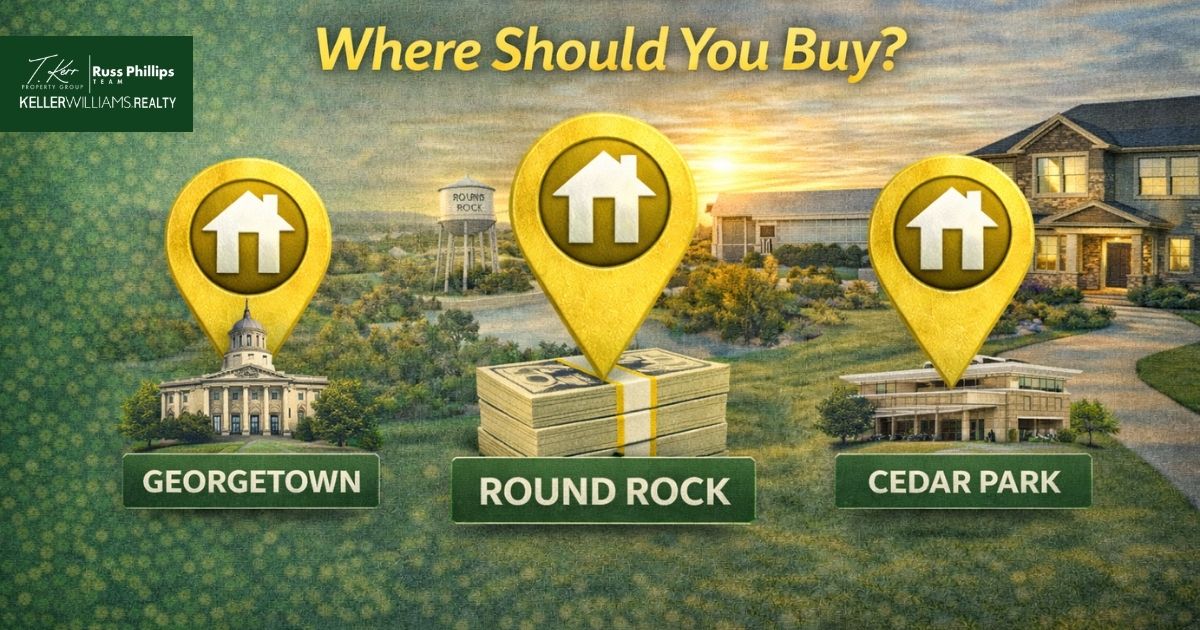 Round Rock vs Georgetown vs Cedar Park guide for Georgetown TX buyers and sellers