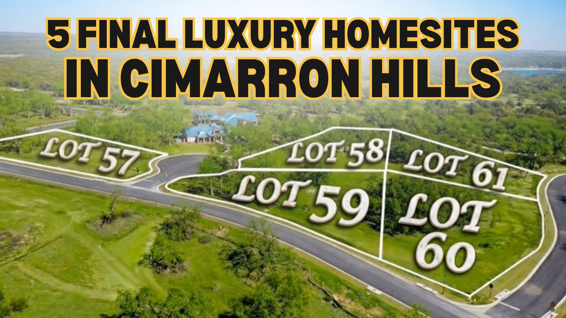 Final Phase Lots Now Available in the Exclusive Cimarron Hills Community - Central Texas property listing
