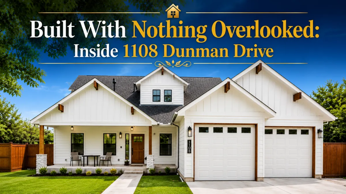 Home for Sale in Georgetown, TX Built With Nothing Overlooked: Inside 1108 Dunman Drive