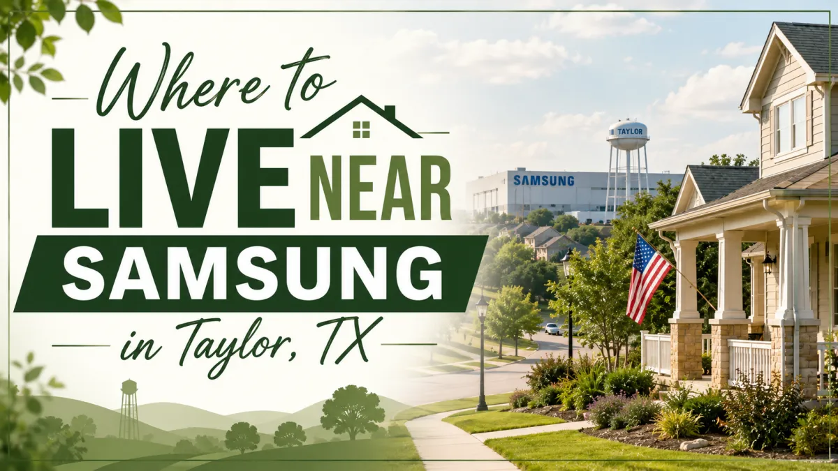 Where to Live Near Samsung in Taylor, TX