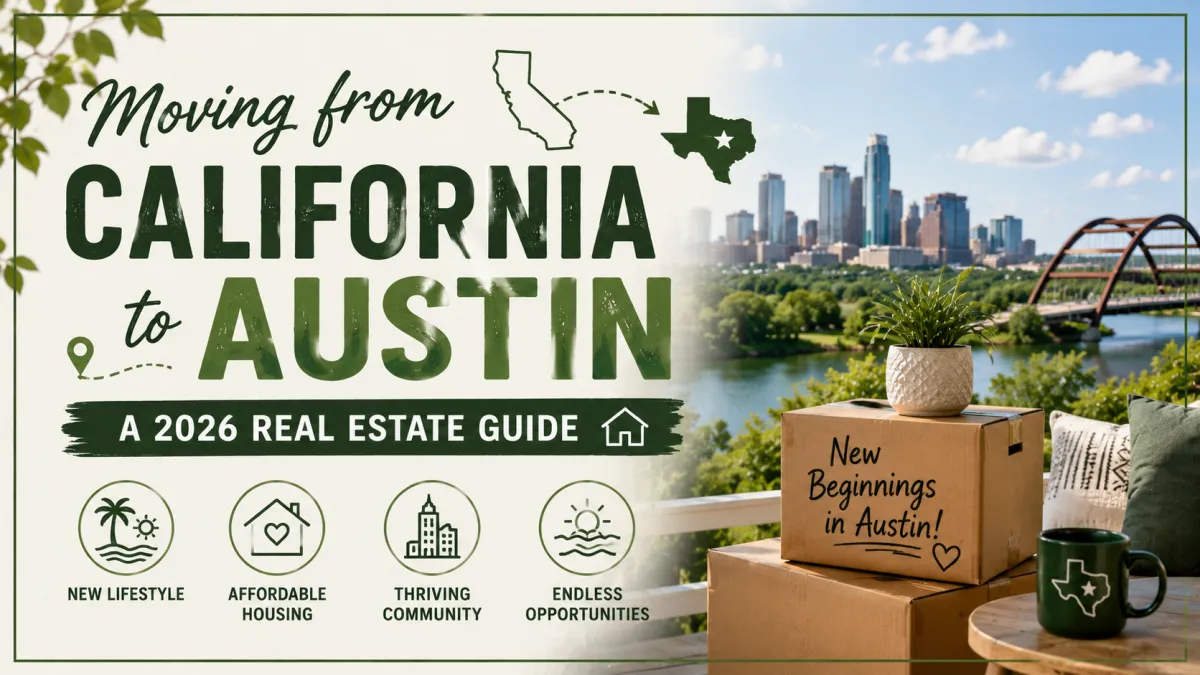 Moving from California to Austin: A 2026 Real Estate Guide