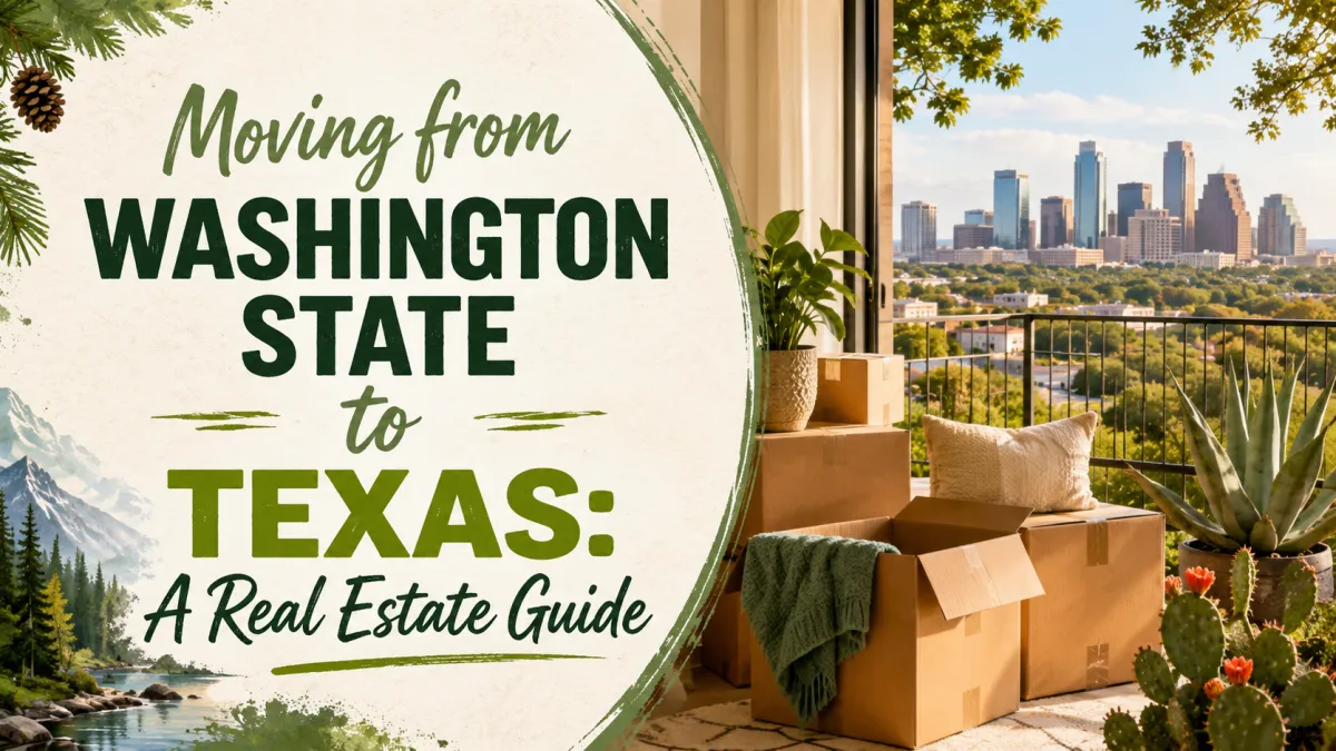 Moving from Washington State to Texas: A Real Estate Guide
