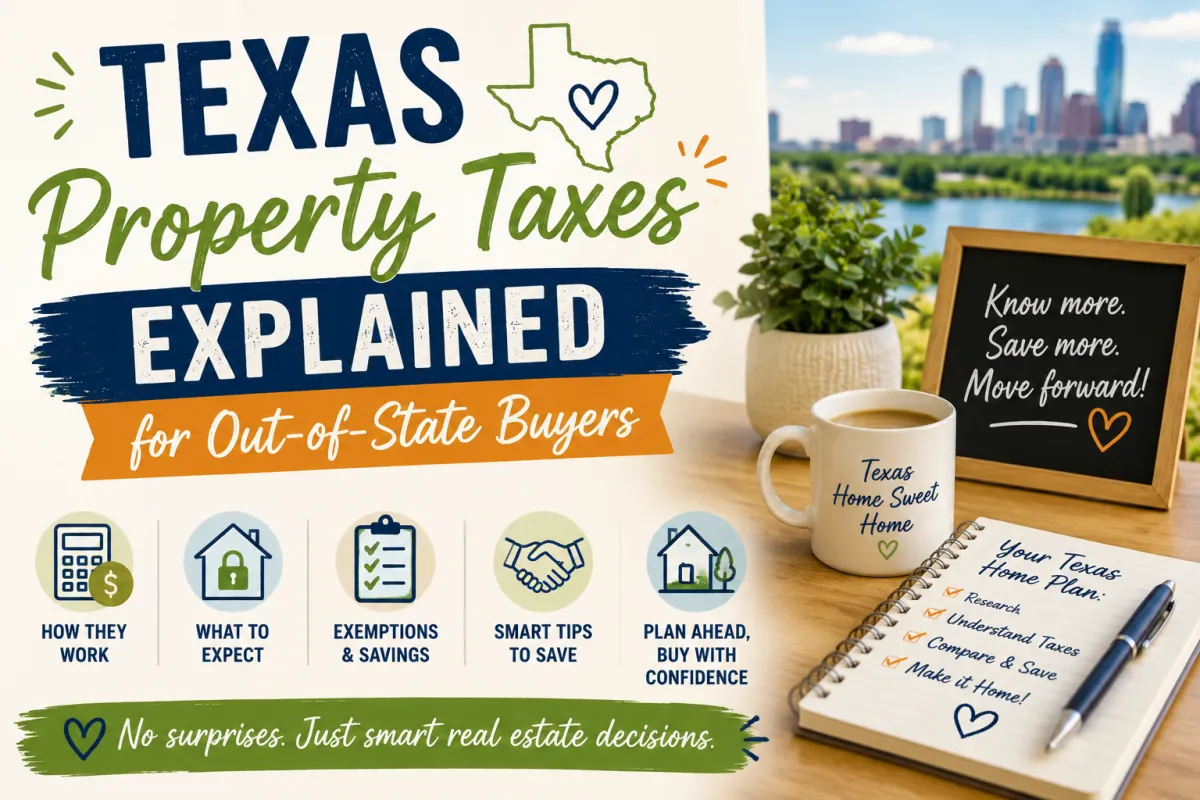 Texas Property Taxes Explained for Out-of-State Buyers