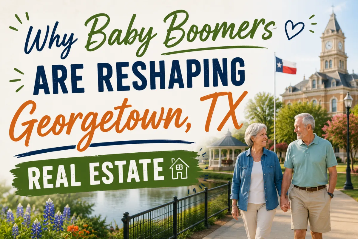 Why Baby Boomers Are Reshaping Georgetown, TX Real Estate
