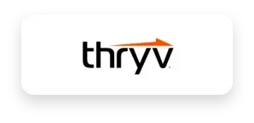 Image of the "thryv" company logo