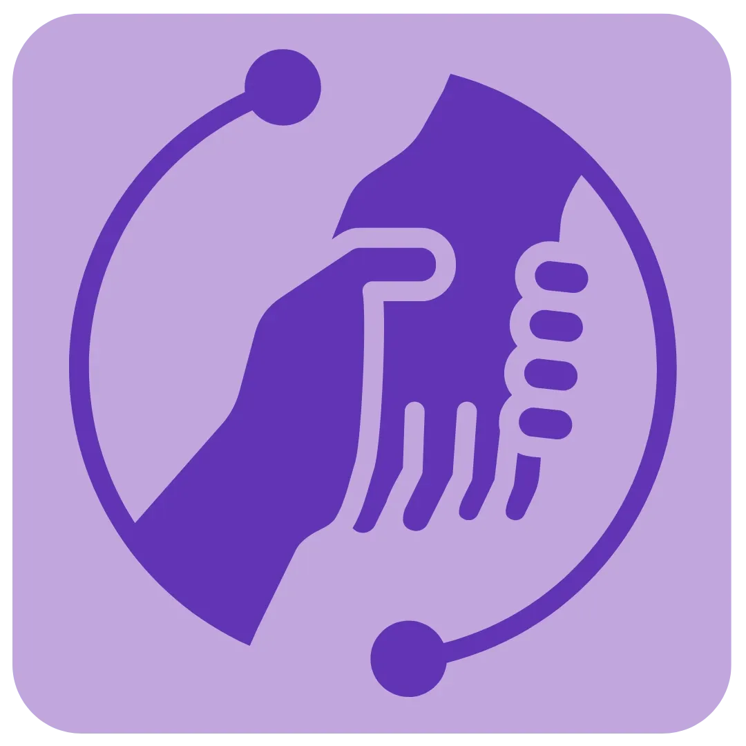 two people shaking hands ICON