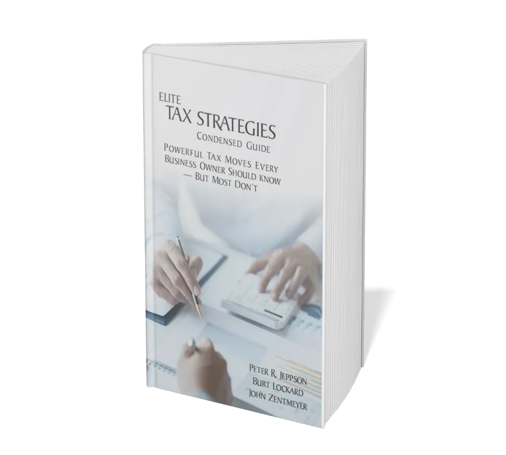 Tax strategies guide for business owners with financial planning and accounting concept
