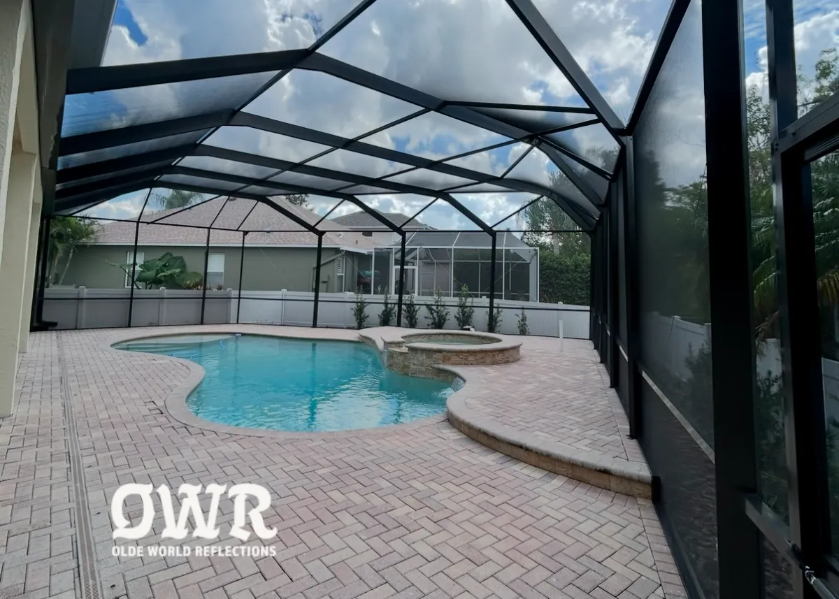 Pool enclosure project, demonstrating how remodelers and home improvement contractors use the ELITE Client system to streamline leads, appointments, and customer workflows.