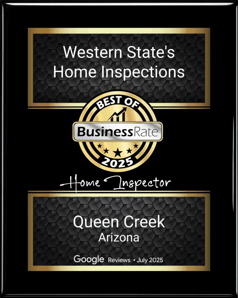Best Home Inspector in Queen Creek Awarded to Western States Home Inspections 2025