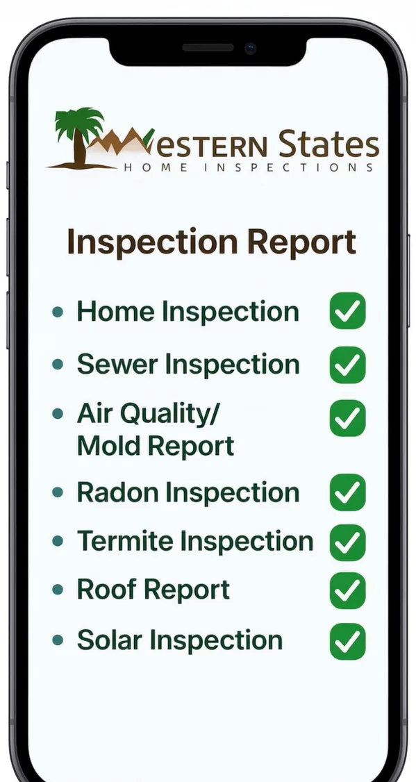 Western States Home Inspections Same Day Report Delivery