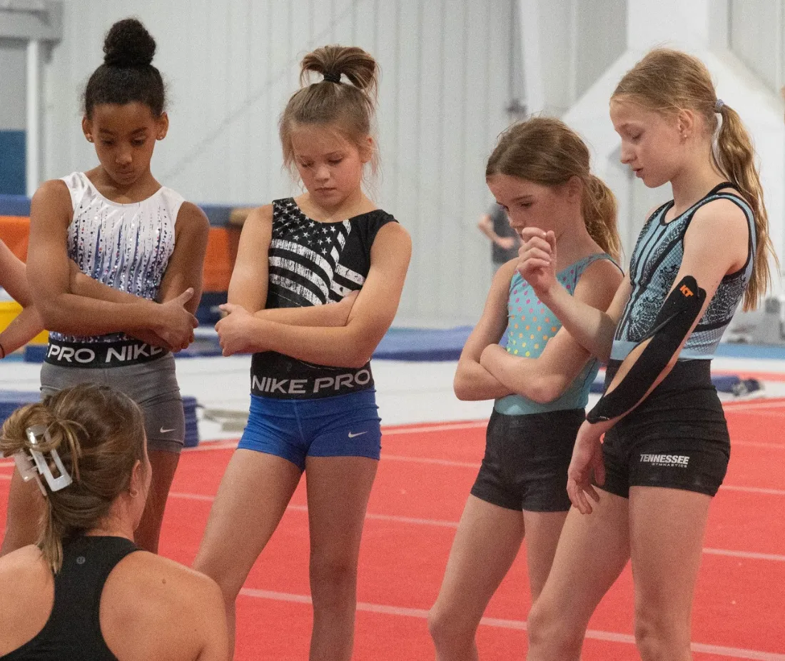 Competitive gymnastics team at Discovery Gymnastics
