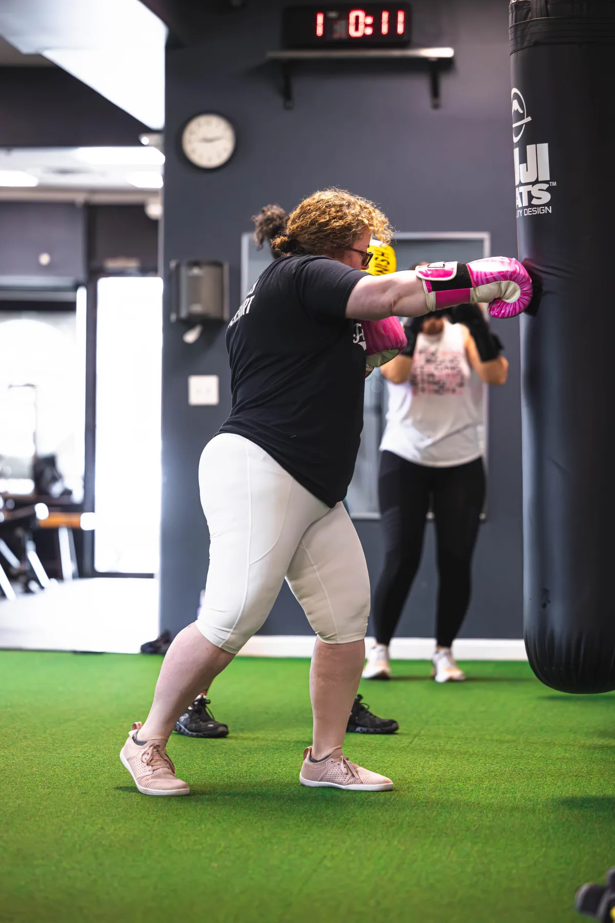 Client Holding Plank