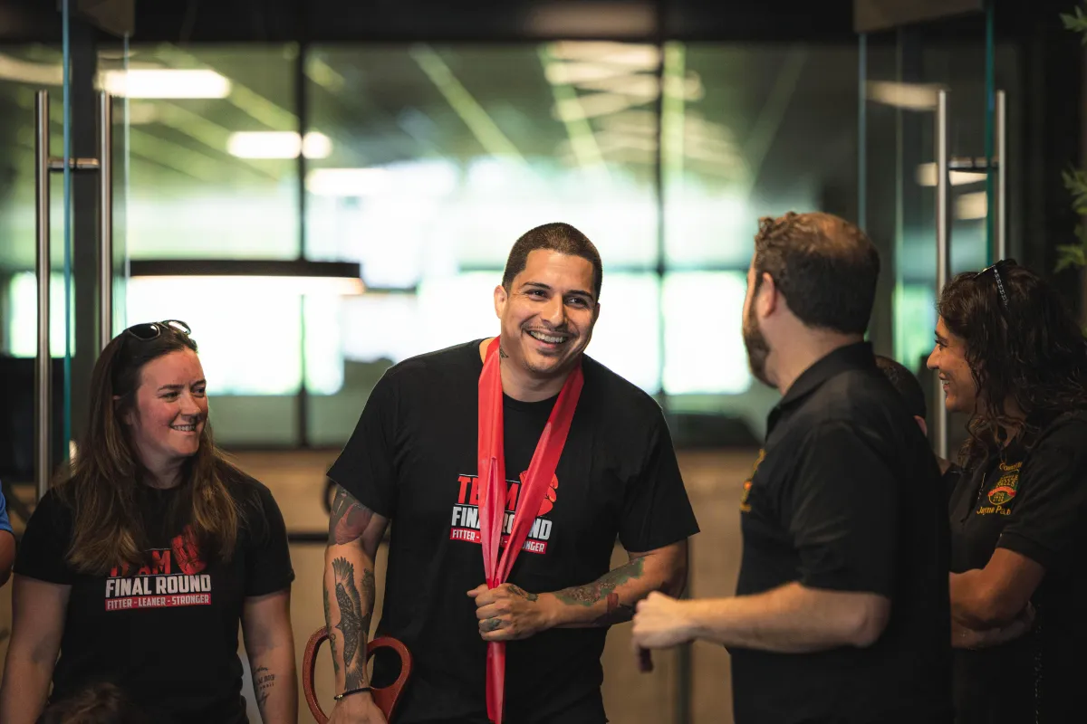 Coaches Smiling with Members