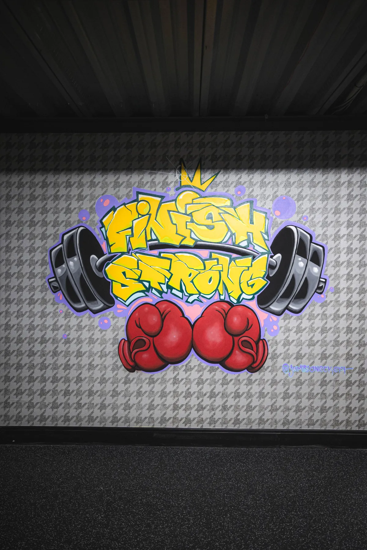 Finish Strong Mural