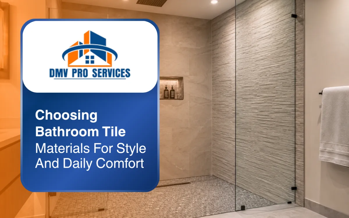 Choosing Bathroom Tile Materials For Style And Daily Comfort