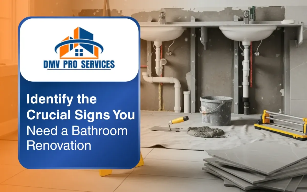 signs you need a bathroom renovation with visible bathroom warning signs