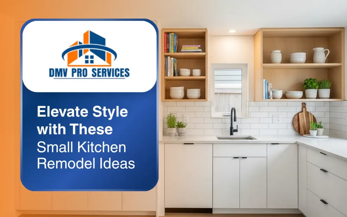 Small kitchen remodel ideas with tall cabinets and open shelving