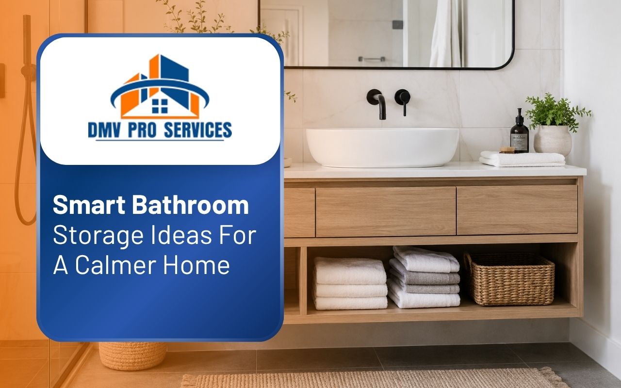 Bathroom storage ideas with floating vanity storage