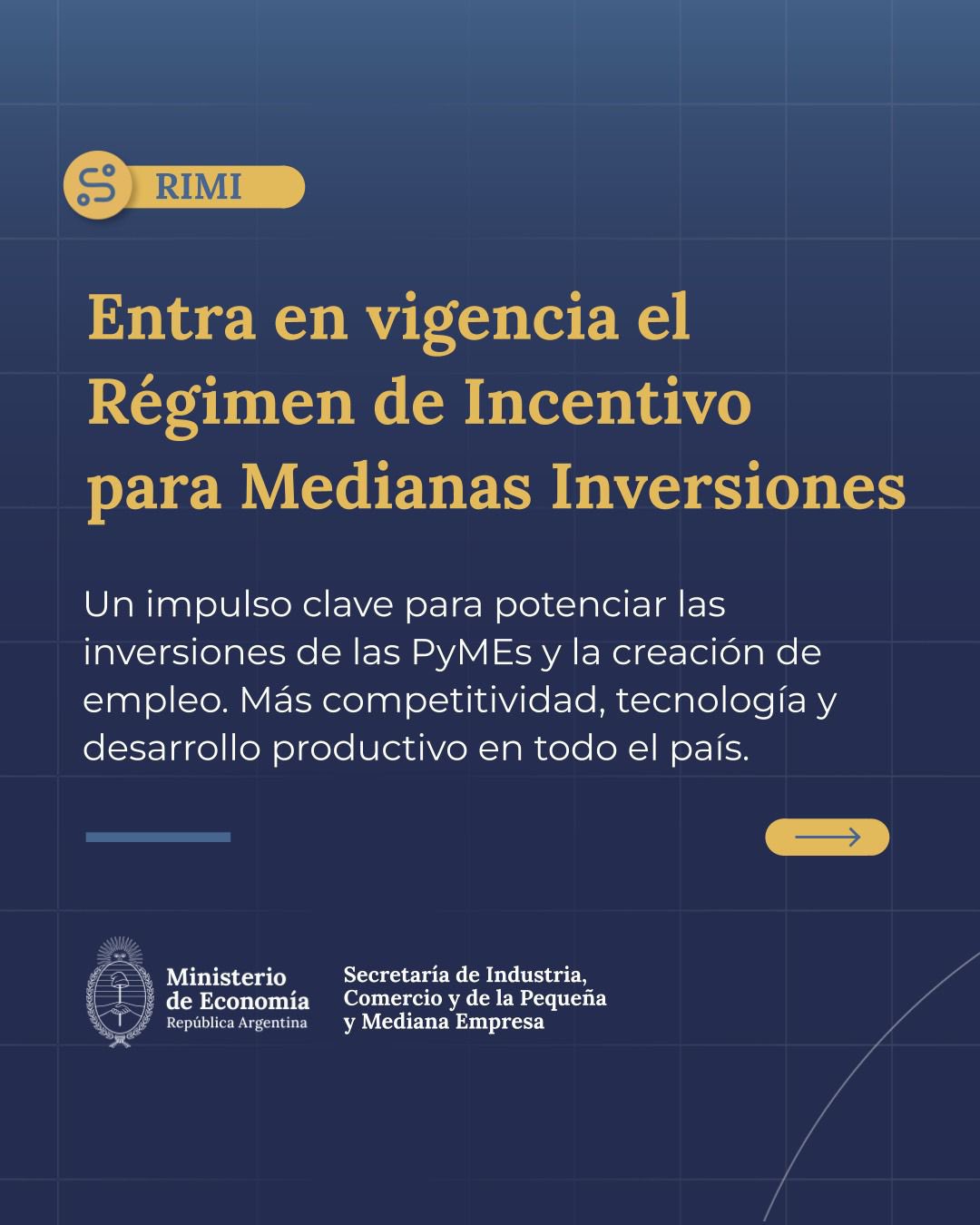 Quedó reglamentado el Régimen de Incentivo para inversiones en pymes